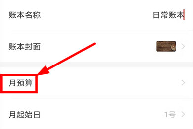 挖财记账设置预算方法