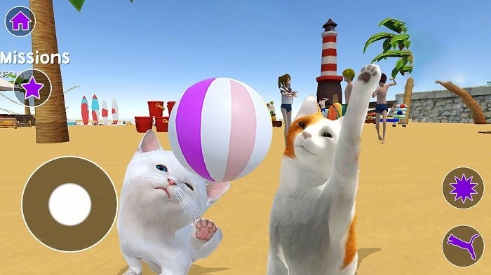 电子虚拟猫模拟游戏