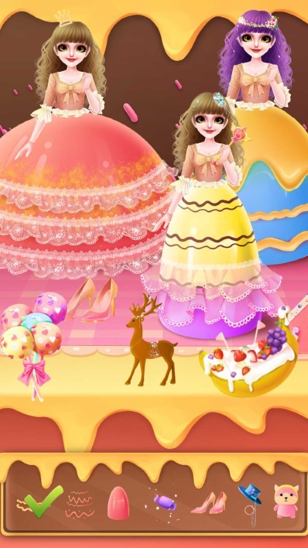 公主裙蛋糕制作