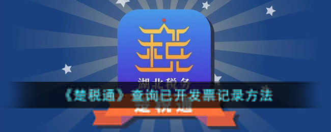 楚税通查询已开发票记录方法
